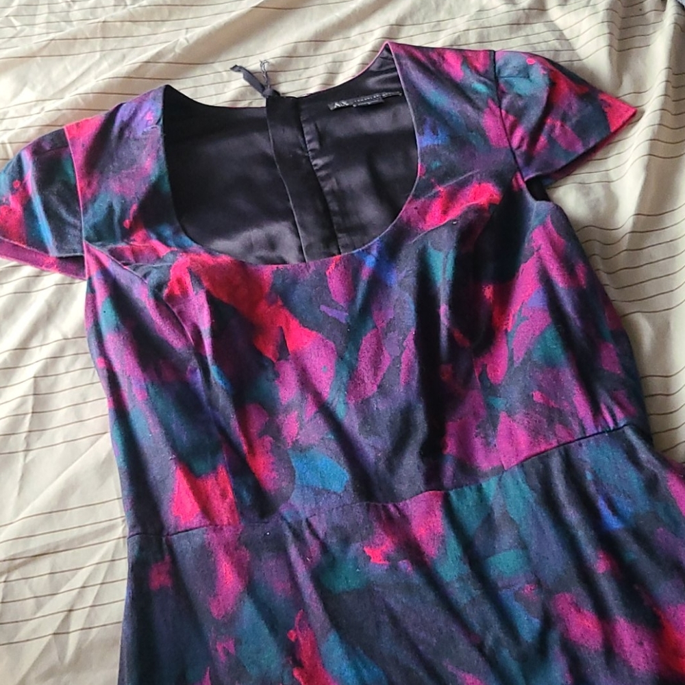 Fitted Scoop Neck Mini Dress